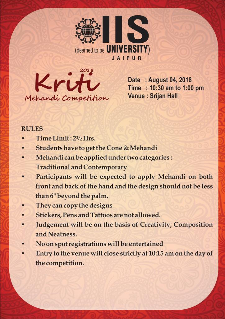 Bridal Mehndi Course - Arun